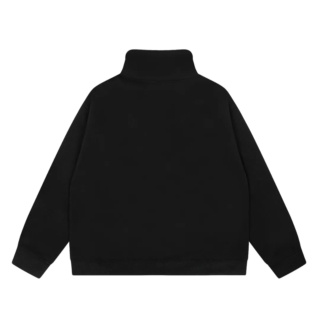 P220 Top quality" Style number: T5100# [Ralph Lauren classic pony embroidered half-zip lapel POLO sweatshirt] ✅Ralph Lauren Ralph Lauren autumn and winter basic versatile polo lapel sweatshirt for men and women couples ✅Moderate thickness, comfortable and soft fabric, strong breathability, can be worn alone or under, ✅Old money style, lazy style, popular retro style simple style, ✅Classic basic version Can be worn between 90kg and 160kg. ✅Wear alone in autumn and winter. Simple and easy to wear under the hood. Recommended for couples. Size: S-L. Color: Black Gray Khaki